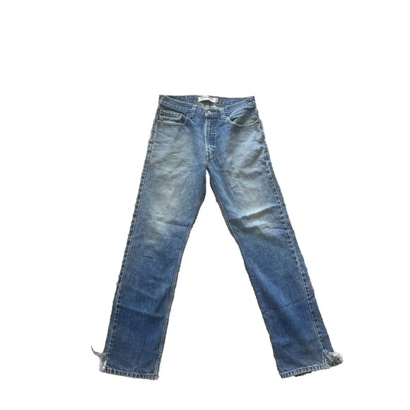 VTG Levis Jeans Men 36x30* Blue 505 Regular Straight American Workwear Med Denim - Picture 1 of 7